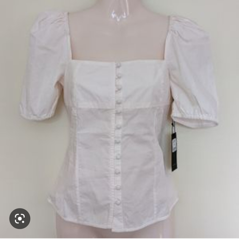Citizens  of humanity nina shirred shoulder top size XS nwt
